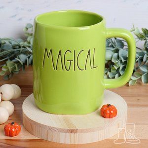 Rae Dunn MAGICAL Green Halloween Mug